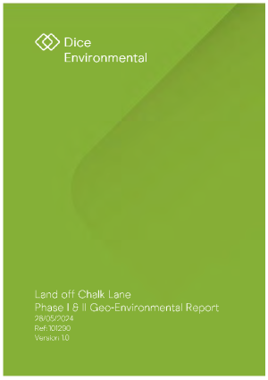 Phase 1 and 2 Geo-Environmental Report Part 1 (Dice Environmental), dated 28.05.2024